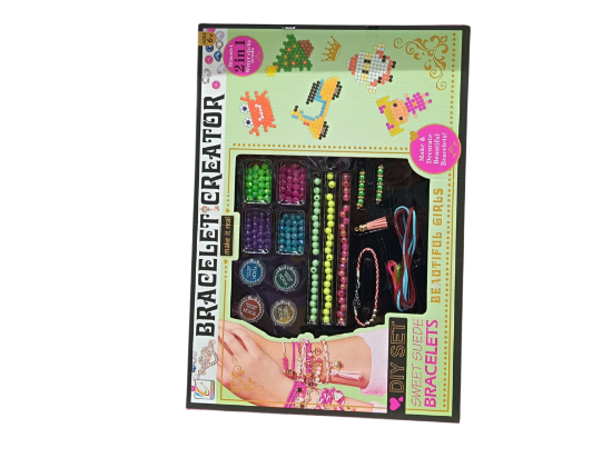 صورة مجموعة أدوات لصنع الأساور، خرز يناسب لعمر 5 سنوات فما فوق